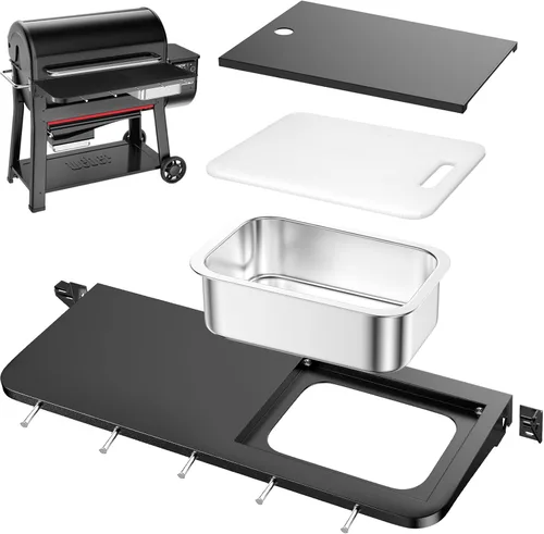 Vista 15 de Utheer Estante frontal plegable para ahumador Pit Boss PBV4NX, mesa