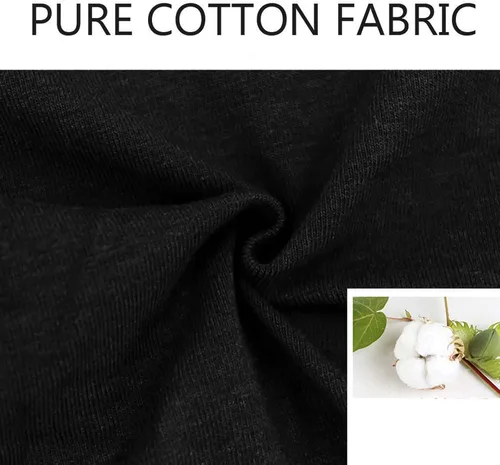 Vista 6 de QOVOQ Ropa interior de algodón de cintura alta para mujer, bragas elásticas suaves y cómodas para mujer, paquete múltiple