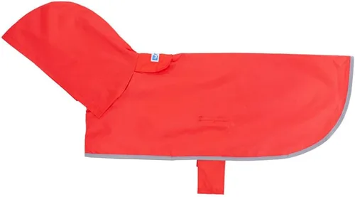 Vista 6 de RC Pet Products Poncho de lluvia plegable para perros carmesí - XX pequeño