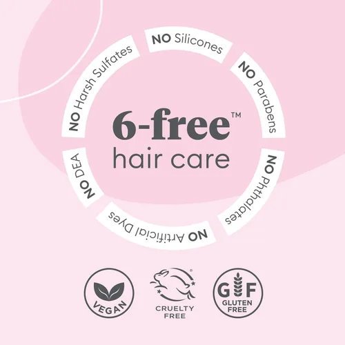 Vista 9 de Briogeo Farewell Frizz Blow Dry Perfection & Heat Protectant Crème, Crema para cabello anti frizz con aceite de argán para peinar, libre