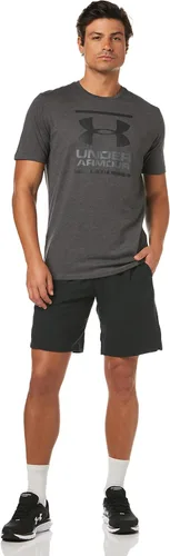 Vista 7 de Under Armour Camiseta de manga corta Global Foundation para hombre, Cabaña Cobalto Plaid