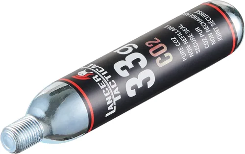 Vista 4 de Lancer Tactical Paquete de 10 cartuchos de CO2 de 1.31 oz para Airsoft, Airguns, chaleco salvavidas inflable automático/manual, chaleco salvavidas