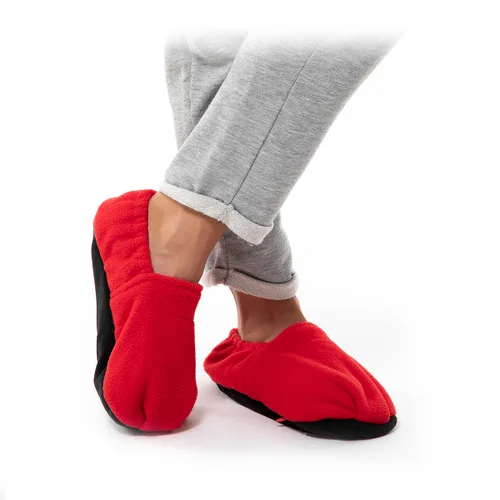 Vista 7 de Zapatillas de Casa Calentables en Microondas InnovaGoods Rojo