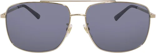 Vista 2 de Gucci GG0836SK 004 - Lentes de sol para hombre color dorado Havanaazul Pilot de 2480in Dorado azul y dorado