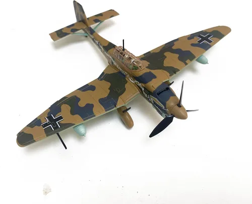 Vista 2 de Junkers Ju 87 Stuka 1/72 Modelo de avión fundido a troquel (verde)