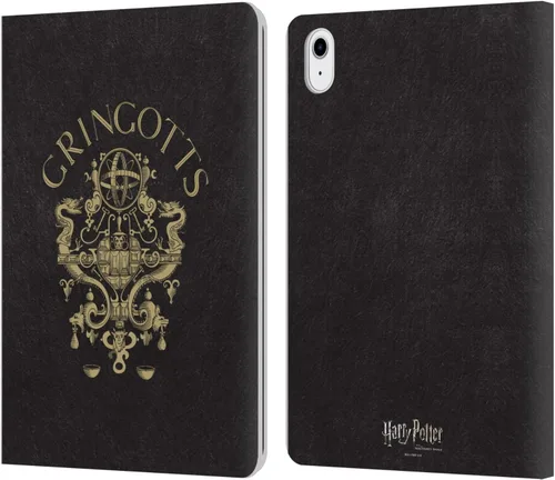 Vista 7 de Head Case Designs Funda de piel con licencia oficial de Harry Potter Gryffindor Parchment Sorcerer's Stone I, tipo cartera compatible con Apple iPad