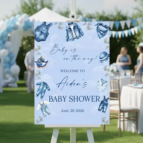 Vista 21 de Señal de bienvenida de Berry Sweet Baby Shower Fresa