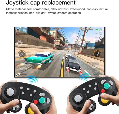 Vista 5 de 10 Pack Replacement Gamepad Joystick Cap For GameCube for NGC Controller