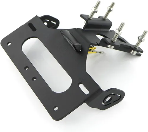Vista 3 de Soporte para placa de matrícula con luz LED, compatible con Yamaha MT-09 FZ-09 2014-2016
