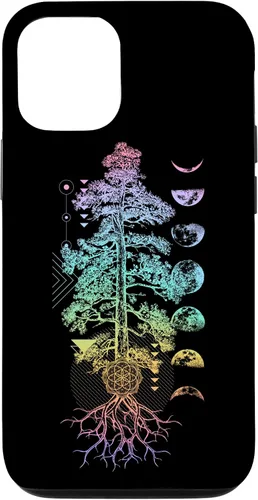 Vista 28 de Tree of Life Phases of The Moon Yoga Chakra Gift Case for iPhone 17