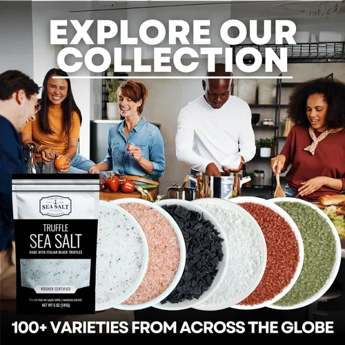 Vista 6 de Sea Salt Superstore Flaky Sea Salt Flakes, Baja Fleur de Sel, bolsa de 7 onzas Cosechados a mano, copos ligeros y aireados de aguas cristalinas