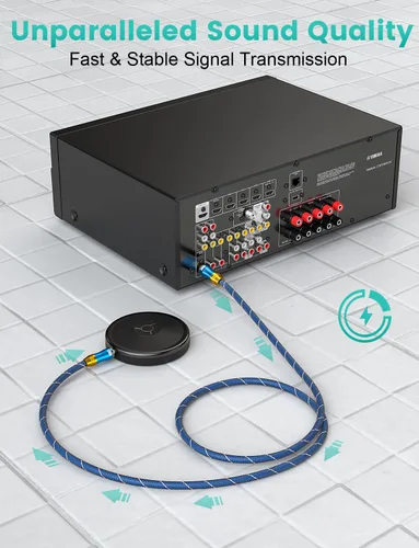 Vista 5 de EMK Mini TOSLINK a TOSLINK - Cable de audio óptico digital S/PDIF/cable de fibra óptica para cine en casa, barra de sonido