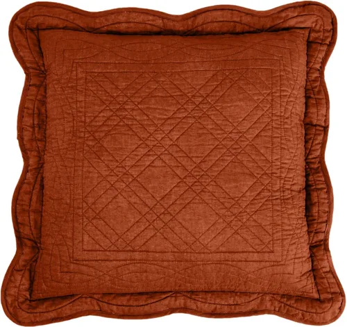Vista 52 de BrylaneHome Almohada cuadrada Florence - Flor antigua
