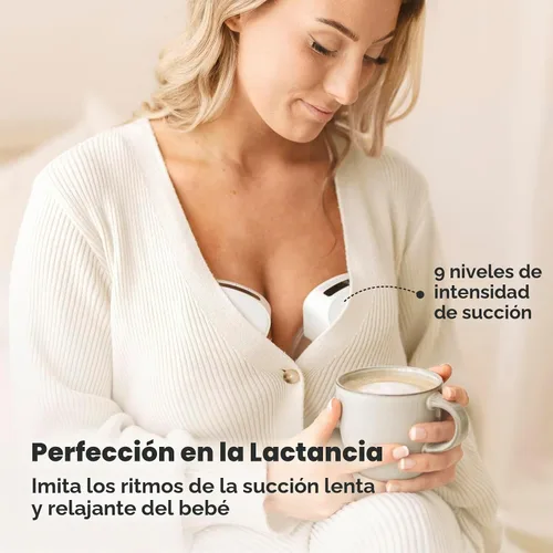 Vista 2 de KeaBabies Extractor de leche manos libres, extractor de leche inalámbrico