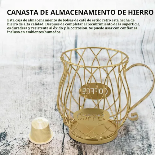 Vista 2 de Cesta de almacenamiento de cápsulas de café,Soporte de encimera