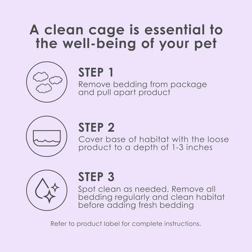 Vista 7 de Kaytee Lecho de papel Clean & Cozy con lavanda, hecho para animales pequeños, 24,6 litros