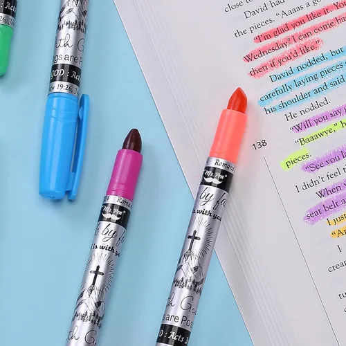 Vista 9 de Mr. Pen Kit de diario bíblico, paquete de 18 – 10 resaltadores de gel, 8 bolígrafos que no se corren, bolígrafos bíblicos e iluminadores, no se