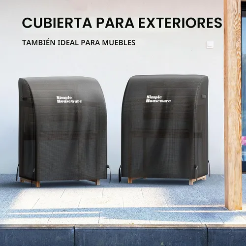 Vista 8 de Simple Houseware Cubierta resistente para parrilla de gas para barbacoa