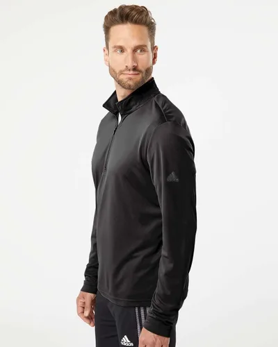 Vista 2 de adidas - Sudadera ligera con cremallera de un cuarto (A401)