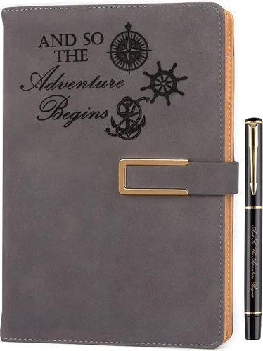Vista 23 de Fanery sue Tree of Life - Diario de escritura recargable para mujeres y hombres, cuaderno de tapa dura de piel sintética, A5, rayado universitario