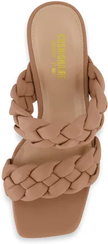 Vista 5 de CUSHIONAIRE Sandalia de plataforma trenzada Aurora para mujer + espuma viscoelástica y anchos disponibles