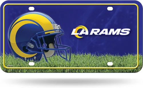 Vista 5 de Rico Industries Placa de matrícula de metal unisex para adultos de la NFL