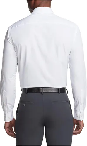 Vista 2 de Van Heusen mens Dress Shirt Fitted Poplin Solid