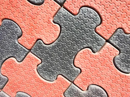 Vista 8 de SvitMolds Puzzle Stepping Stone Mold Molde de cemento de hormigón Rompecabezas ABS Camino de jardín #S51