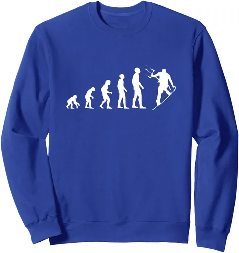 Vista 4 de evolution kitesurf humor kite surf hombre divertido sudadera, Negro