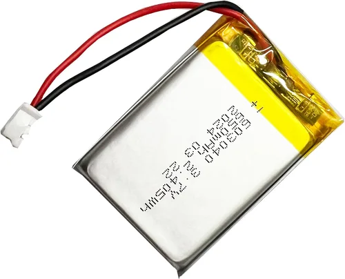 Vista 3 de FITHOOD 603040 Batería 3.7v 650mAh Batería recargable de polímero de litio con conector JST para electrodomésticos