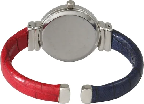 Vista 3 de Julio Cuarto Día de la Independencia Americana del Estado Unidos pulsera reloj brazalete con esfera redonda