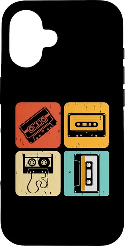 Vista 32 de Cassette Tape Music 70s 80s 90s Retro Playlist Case for iPhone 17