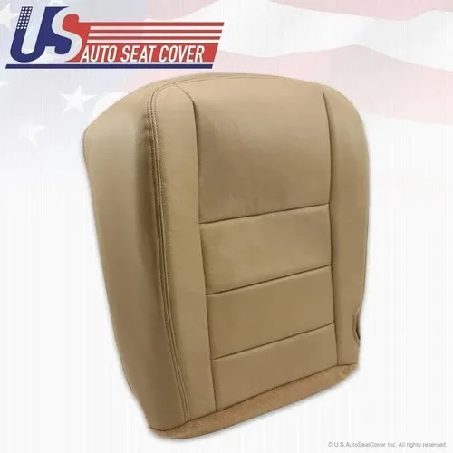 Vista 3 de 2002-2007 para Ford F250 F350 Lariat Driver Bottom Funda de asiento de cuero Pergamino TAN