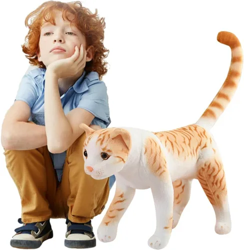 Vista 11 de ELAINREN Almohada de Peluche de Búho Marrón Super Suave, Peluche de Búho Esponjoso y Adorable, Regalo de Búho de Peluche para Niños y Adultos/40 cm