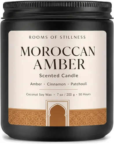 Vista 20 de Homsolver Vela perfumada de canela de manzana de 7 onzas, vela navideña para otoño, invierno y Navidad para el hogar, mezcla de cera de soja de coco