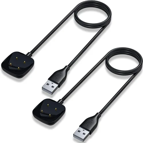 Vista 8 de Cable de Carga Maledan Compatible con Cargador Fitbit Sense/Fitbit Versa 4, Estación de Soporte de Carga USB de Reemplazo Durable Accesorios