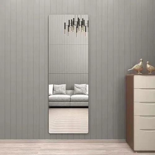 Vista 7 de JEOYOO Espejo de Pared de Cuerpo Entero, Espejos para Puerta, Espejo Acrílico Económico, Espejos de Gimnasio Irrompibles para Gimnasio en Casa