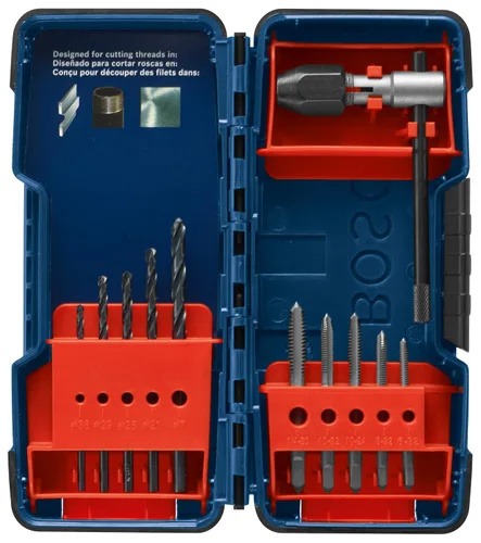 Vista 2 de Bosch BDT11S - Juego combinado de 11 piezas de grifo y taladro