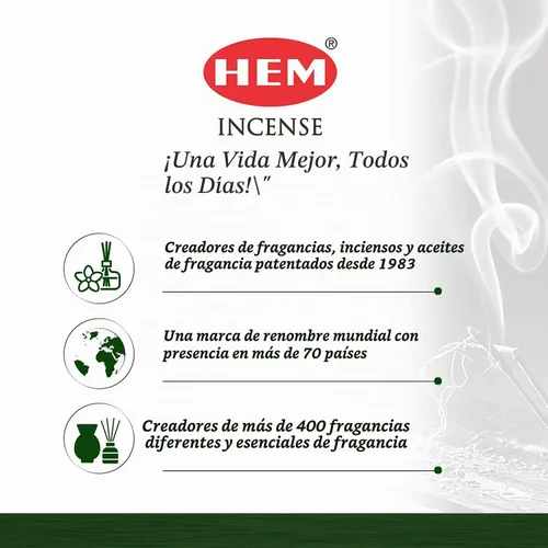 Vista 7 de Hem Eucalipto para limpiar y relajar varillas de incienso – Paquete de 6 (20 varillas cada uno)