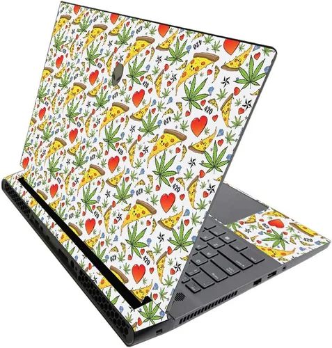 Vista 223 de MightySkins - Skin brillante con purpurina para Alienware M17 R3 (2020) y M17 R4 (2021) - Diversión de los años 90 Acabado duradero con purpurina