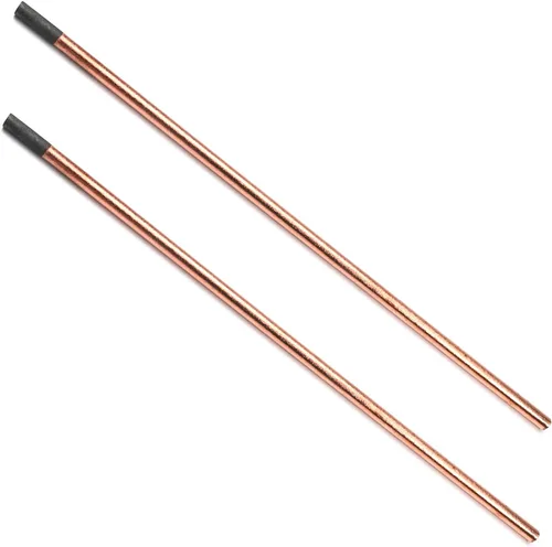 Vista 15 de Utoolmart Electrodos recubiertos de cobre de Copperclad de Roces de carbono de gubias del carbono 13.1x1,164.7 ft m de Gouging