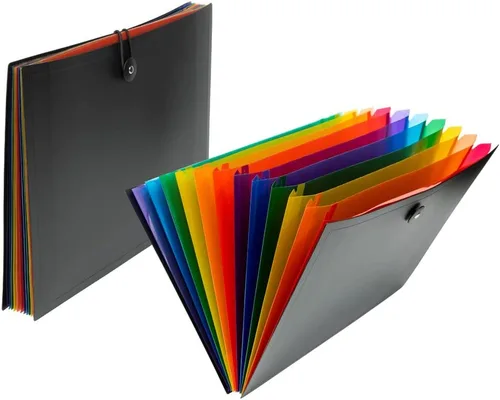 Vista 10 de Caja de almacenamiento JAM PAPER con archivos de colores - 12.5 x 9.5 x 3.5 pulgadas - Caja vendida individualmente y 5 archivos