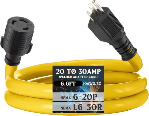Vista 17 de Tellegloww - Cable adaptador para soldador de 30 amperios NEMA 10-30P a L6