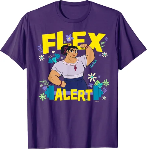 Vista 61 de Disney Encanto Luisa Madrigal Flex Alert Camiseta, Negro