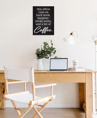 Vista 6 de BIWSHA Decoración de oficina, decoración motivacional de pared, trabajo en equipo para oficina, citas inspiradoras, arte de pared para hombres