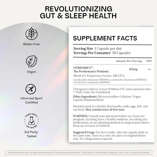 Vista 3 de Nella - Suplementos de salud intestinal para mujeres y hombres (30 cápsulas), probióticos potenciadores de energía para la salud digestiva, 3 cepas