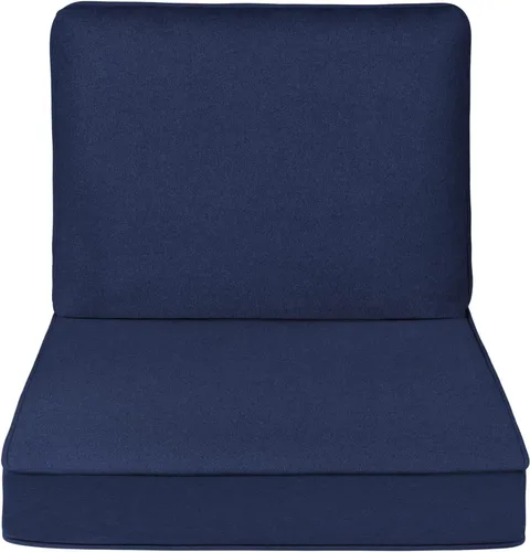 Vista 21 de Quality Outdoor Living - Cojín profundo para asiento y respaldo, 23 x 26 pulgadas, menta