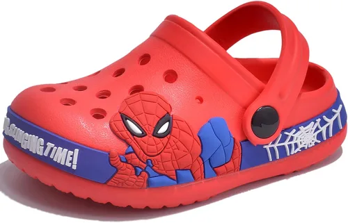 Vista 2 de viorwzde Zuecos para niños y niñas, bonitos dibujos animados, zapatos de jardín, sandalias de playa, sandalias de ducha antideslizantes para el agua
