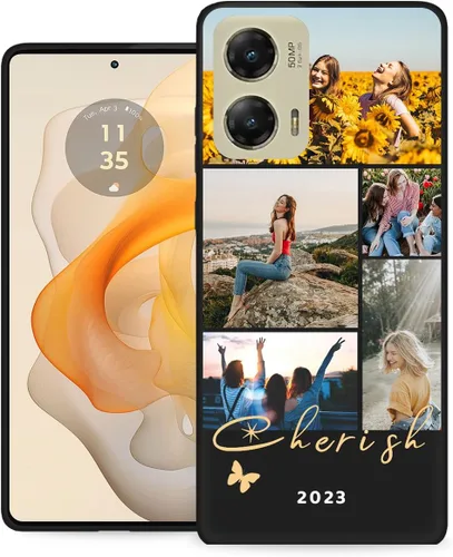 Vista 46 de Funda personalizada para Motorola Moto G Stylus 5G con nombre de foto y texto – GStylus 5G personalizada para teléfono móvil/smartphone/teléfono