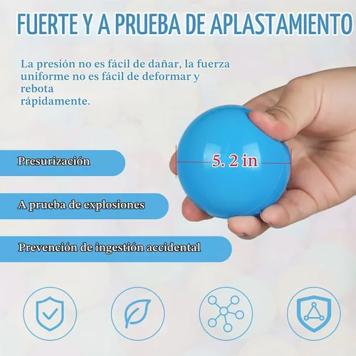 Vista 3 de 100 Pack de bolas para tienda de campaña de bolas, bolas de plástico coloridas libres de BPA, bolas de juego para bebés para pozo de bolas, casa